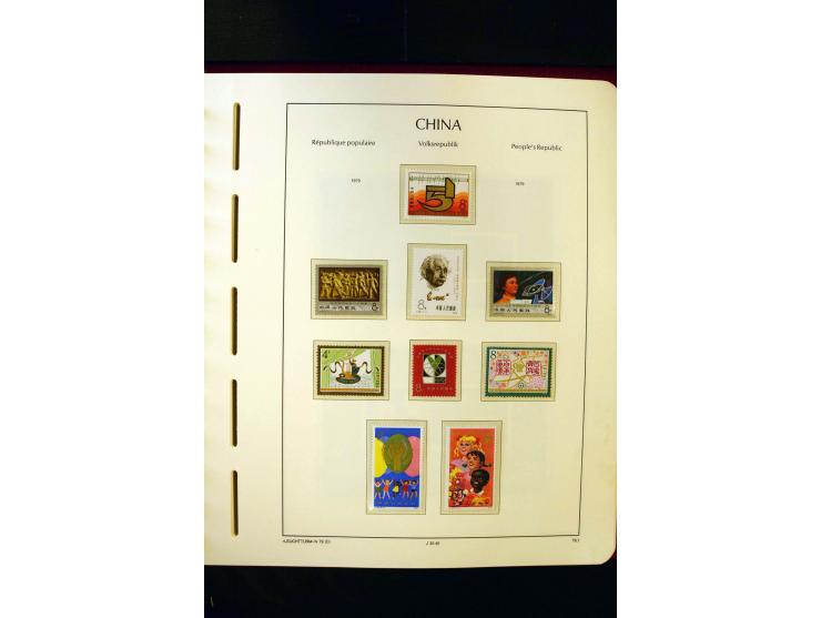 1975/86, postfrische Sammlung mit u.a. Mi.-Nr. 1594, Bl.11-24 etc.