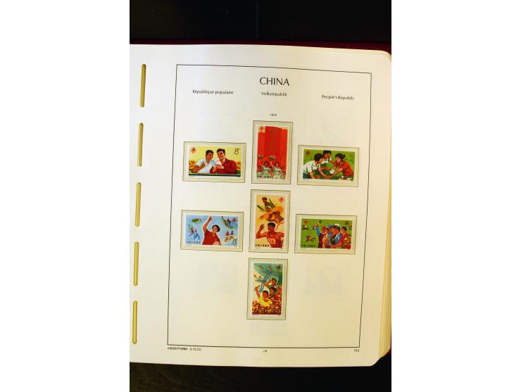 1975/86, postfrische Sammlung mit u.a. Mi.-Nr. 1594, Bl.11-24 etc.