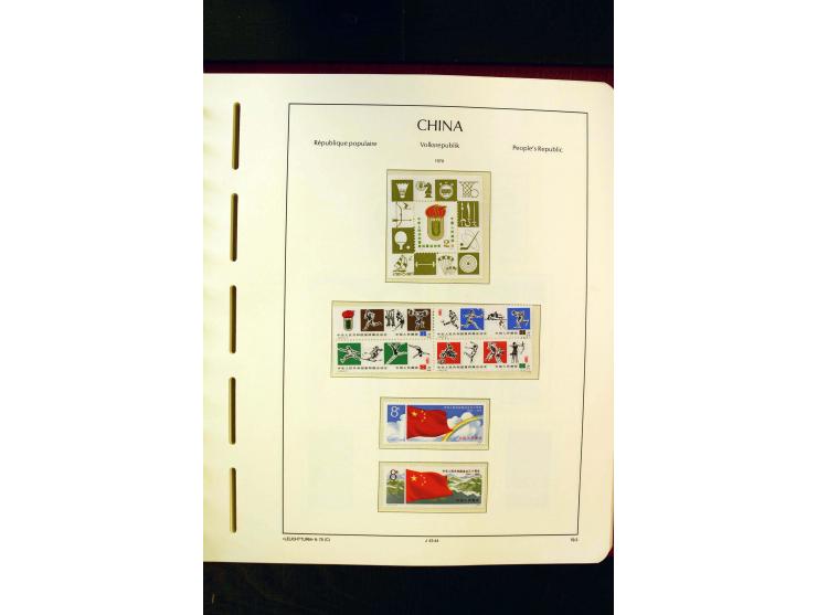 1975/86, postfrische Sammlung mit u.a. Mi.-Nr. 1594, Bl.11-24 etc.