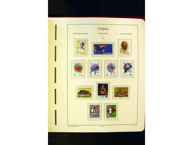 1975/86, postfrische Sammlung mit u.a. Mi.-Nr. 1594, Bl.11-24 etc.