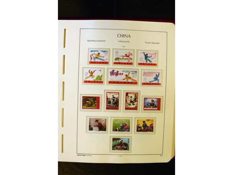 1975/86, postfrische Sammlung mit u.a. Mi.-Nr. 1594, Bl.11-24 etc.