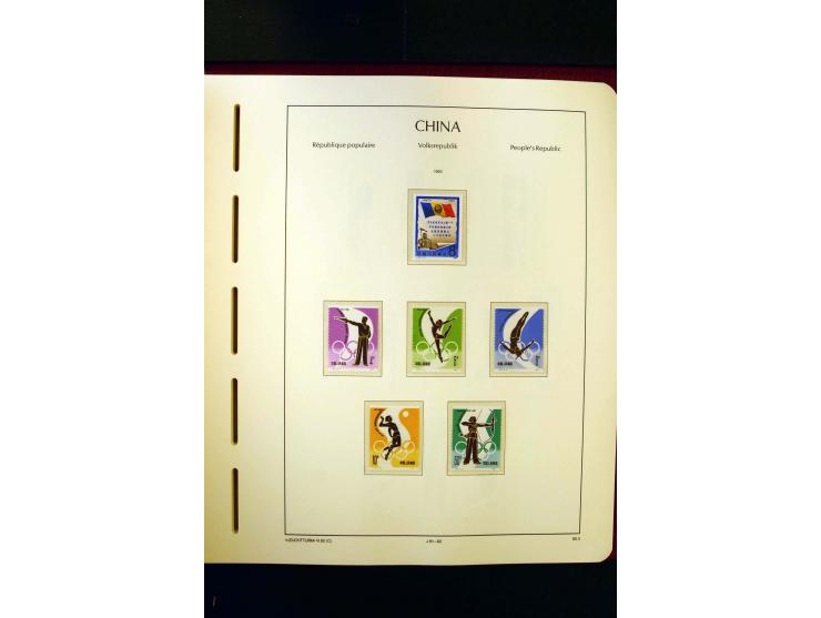 1975/86, postfrische Sammlung mit u.a. Mi.-Nr. 1594, Bl.11-24 etc.