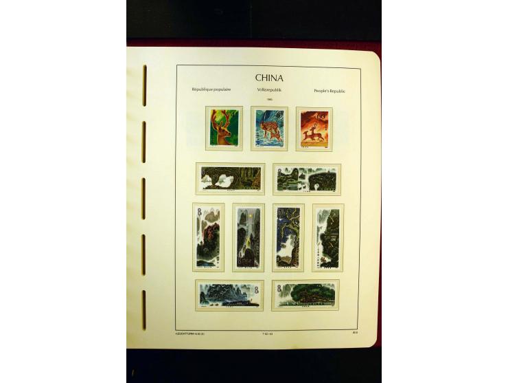 1975/86, postfrische Sammlung mit u.a. Mi.-Nr. 1594, Bl.11-24 etc.