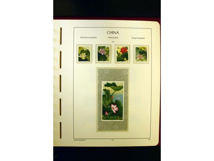 1975/86, postfrische Sammlung mit u.a. Mi.-Nr. 1594, Bl.11-24 etc.