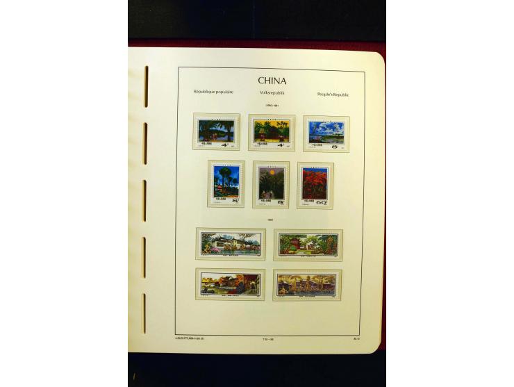 1975/86, postfrische Sammlung mit u.a. Mi.-Nr. 1594, Bl.11-24 etc.
