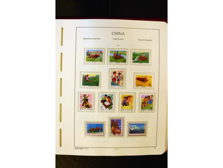 1975/86, postfrische Sammlung mit u.a. Mi.-Nr. 1594, Bl.11-24 etc.