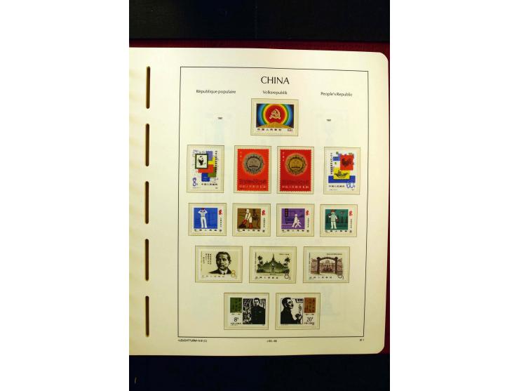 1975/86, postfrische Sammlung mit u.a. Mi.-Nr. 1594, Bl.11-24 etc.