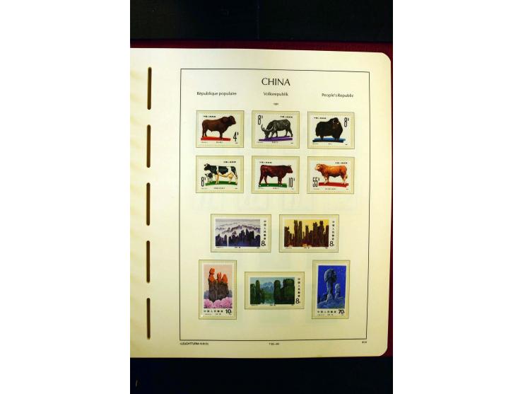 1975/86, postfrische Sammlung mit u.a. Mi.-Nr. 1594, Bl.11-24 etc.
