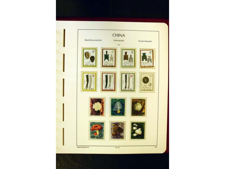 1975/86, postfrische Sammlung mit u.a. Mi.-Nr. 1594, Bl.11-24 etc.