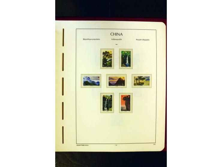 1975/86, postfrische Sammlung mit u.a. Mi.-Nr. 1594, Bl.11-24 etc.