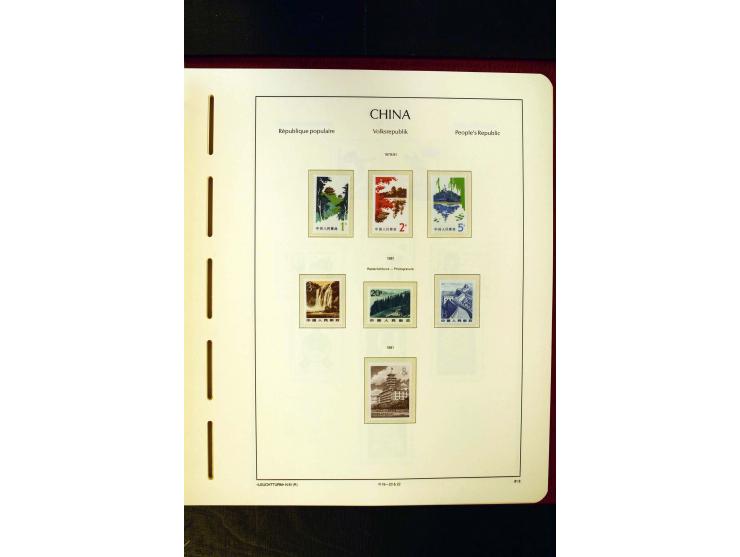 1975/86, postfrische Sammlung mit u.a. Mi.-Nr. 1594, Bl.11-24 etc.
