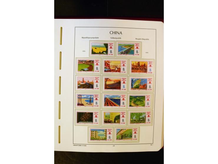 1975/86, postfrische Sammlung mit u.a. Mi.-Nr. 1594, Bl.11-24 etc.