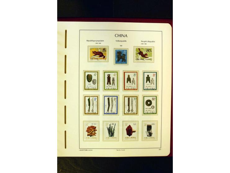 1975/86, postfrische Sammlung mit u.a. Mi.-Nr. 1594, Bl.11-24 etc.