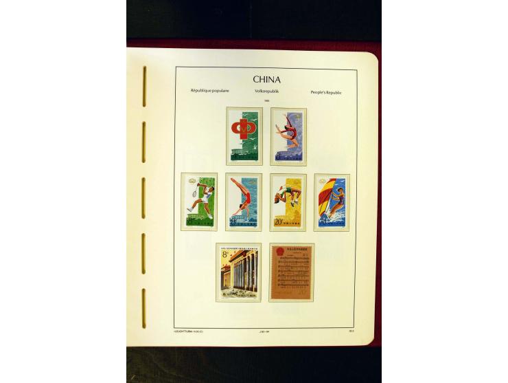 1975/86, postfrische Sammlung mit u.a. Mi.-Nr. 1594, Bl.11-24 etc.