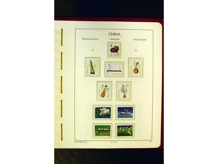1975/86, postfrische Sammlung mit u.a. Mi.-Nr. 1594, Bl.11-24 etc.