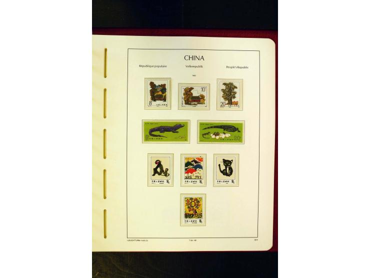 1975/86, postfrische Sammlung mit u.a. Mi.-Nr. 1594, Bl.11-24 etc.
