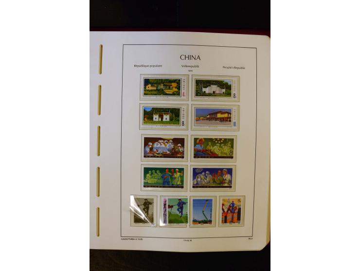 1975/86, postfrische Sammlung mit u.a. Mi.-Nr. 1594, Bl.11-24 etc.