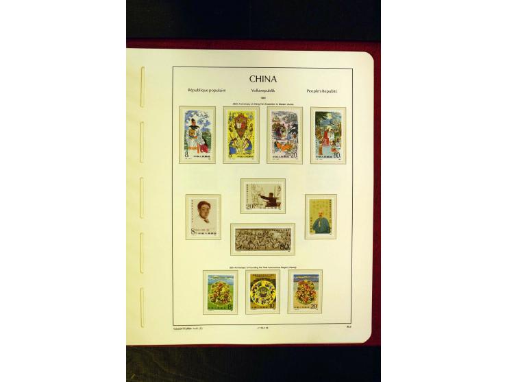 1975/86, postfrische Sammlung mit u.a. Mi.-Nr. 1594, Bl.11-24 etc.