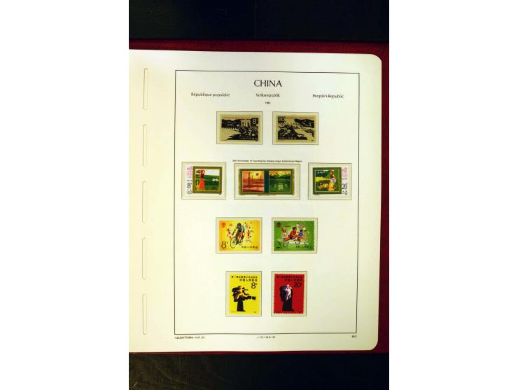 1975/86, postfrische Sammlung mit u.a. Mi.-Nr. 1594, Bl.11-24 etc.