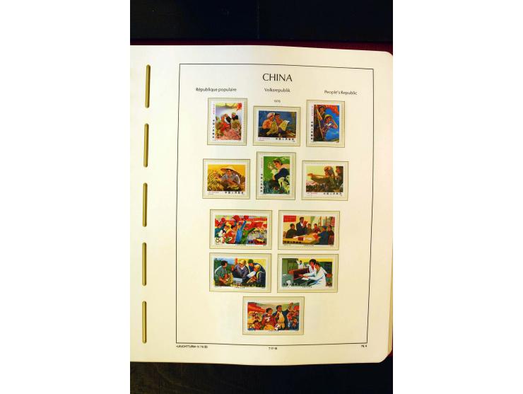 1975/86, postfrische Sammlung mit u.a. Mi.-Nr. 1594, Bl.11-24 etc.