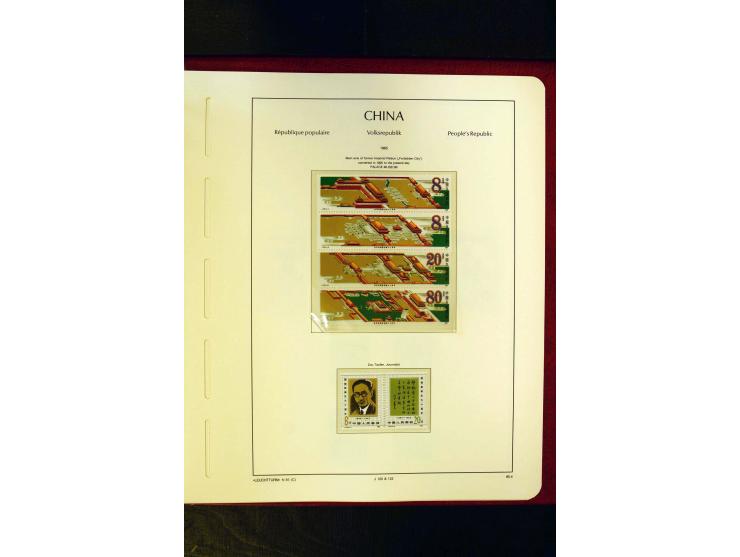 1975/86, postfrische Sammlung mit u.a. Mi.-Nr. 1594, Bl.11-24 etc.