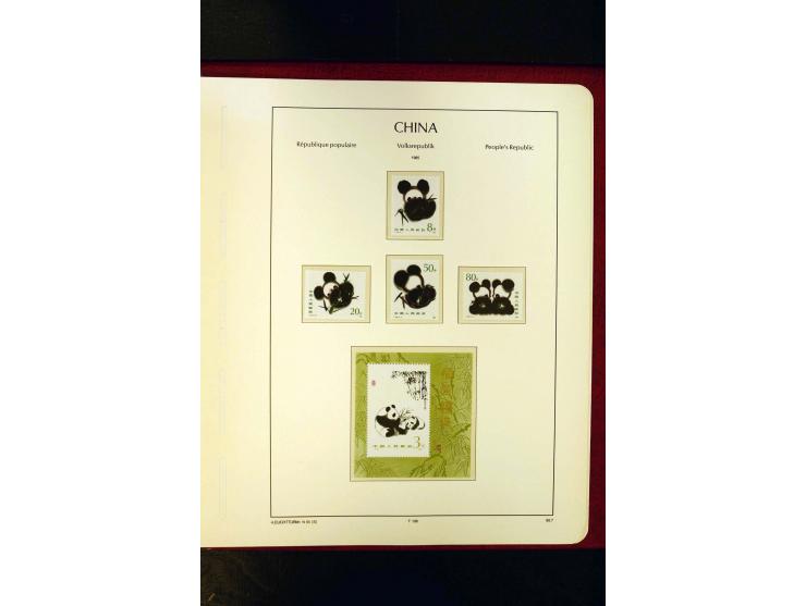 1975/86, postfrische Sammlung mit u.a. Mi.-Nr. 1594, Bl.11-24 etc.