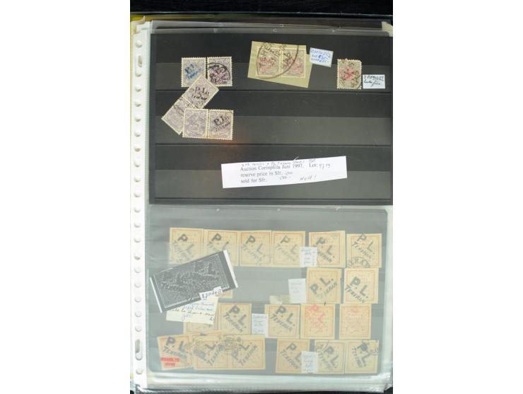 1876/1924 (ca.), riesiger Bestand von einigen tausend ungebrauchte und gebrauchten Marken, dabei viel besseres Material, aber