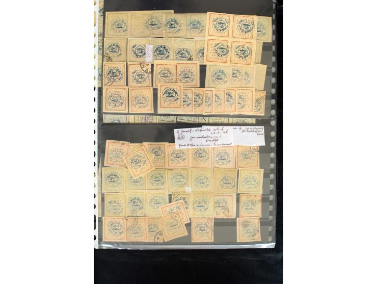 1876/1924 (ca.), riesiger Bestand von einigen tausend ungebrauchte und gebrauchten Marken, dabei viel besseres Material, aber