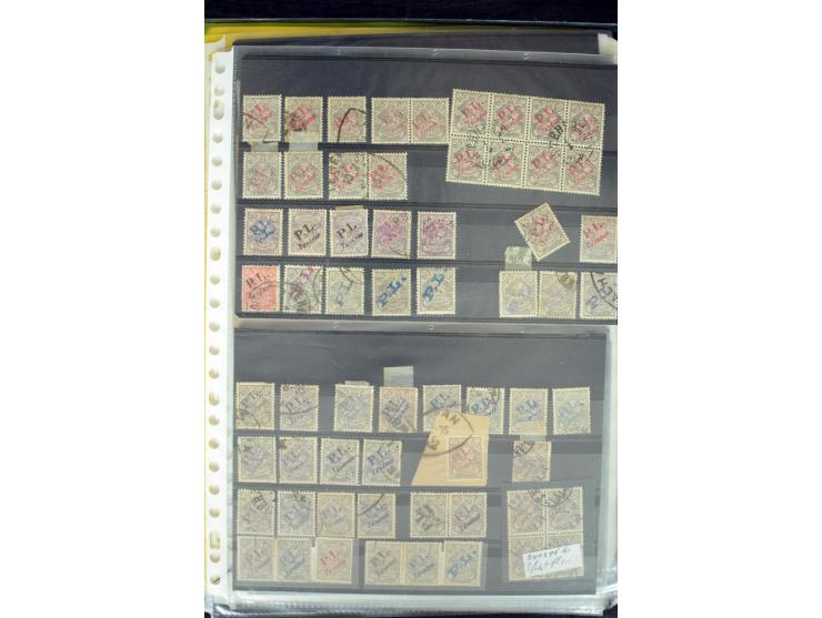 1876/1924 (ca.), riesiger Bestand von einigen tausend ungebrauchte und gebrauchten Marken, dabei viel besseres Material, aber