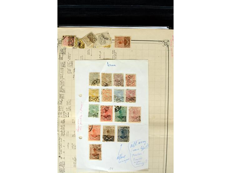 1876/1924 (ca.), riesiger Bestand von einigen tausend ungebrauchte und gebrauchten Marken, dabei viel besseres Material, aber