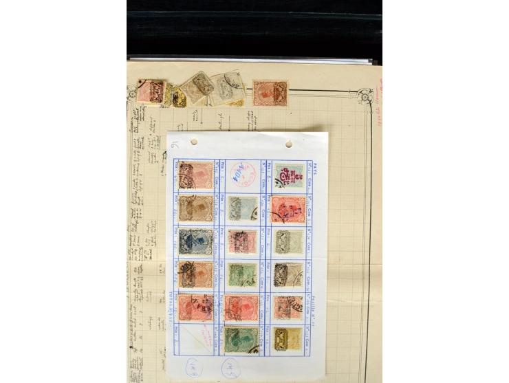 1876/1924 (ca.), riesiger Bestand von einigen tausend ungebrauchte und gebrauchten Marken, dabei viel besseres Material, aber