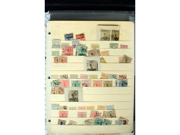 1876/1924 (ca.), riesiger Bestand von einigen tausend ungebrauchte und gebrauchten Marken, dabei viel besseres Material, aber