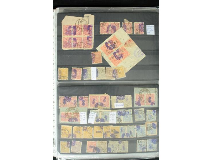 1876/1924 (ca.), riesiger Bestand von einigen tausend ungebrauchte und gebrauchten Marken, dabei viel besseres Material, aber