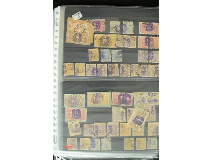 1876/1924 (ca.), riesiger Bestand von einigen tausend ungebrauchte und gebrauchten Marken, dabei viel besseres Material, aber