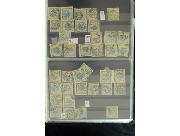 1876/1924 (ca.), riesiger Bestand von einigen tausend ungebrauchte und gebrauchten Marken, dabei viel besseres Material, aber