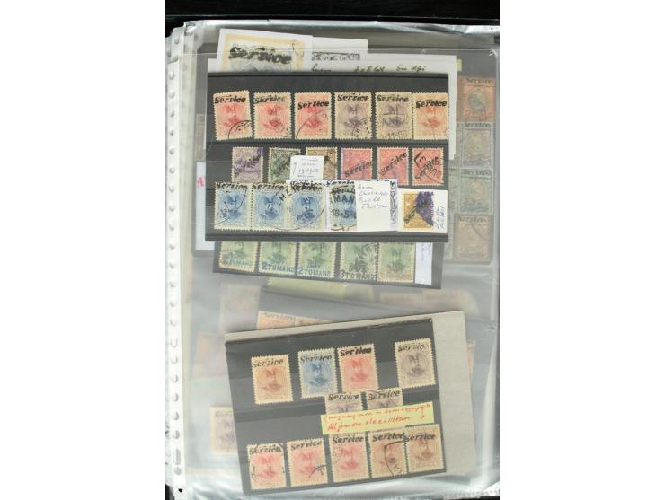 1876/1924 (ca.), riesiger Bestand von einigen tausend ungebrauchte und gebrauchten Marken, dabei viel besseres Material, aber
