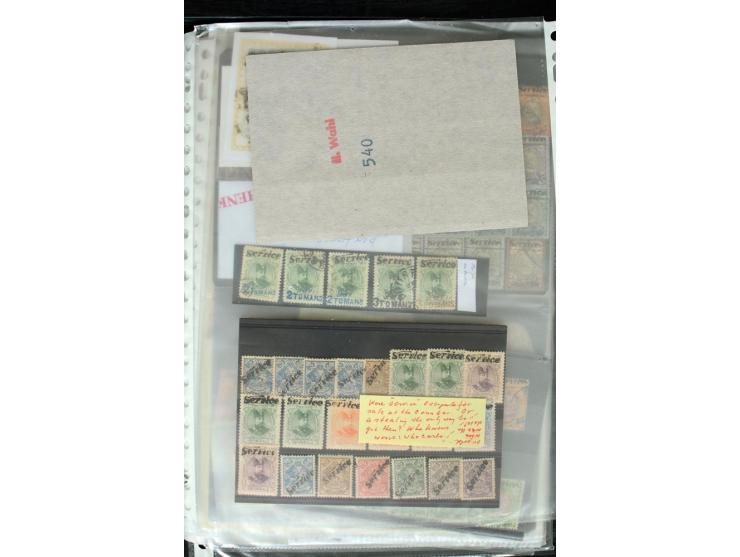 1876/1924 (ca.), riesiger Bestand von einigen tausend ungebrauchte und gebrauchten Marken, dabei viel besseres Material, aber