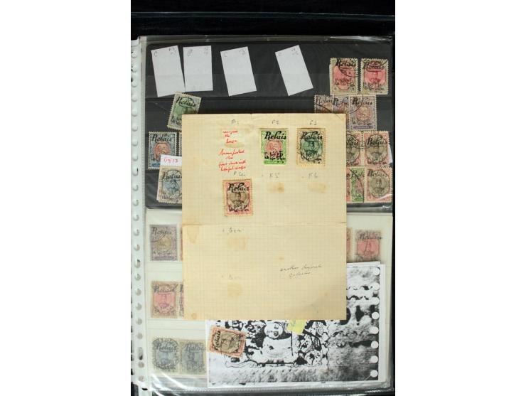 1876/1924 (ca.), riesiger Bestand von einigen tausend ungebrauchte und gebrauchten Marken, dabei viel besseres Material, aber