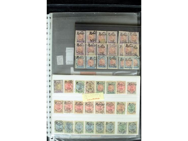 1876/1924 (ca.), riesiger Bestand von einigen tausend ungebrauchte und gebrauchten Marken, dabei viel besseres Material, aber