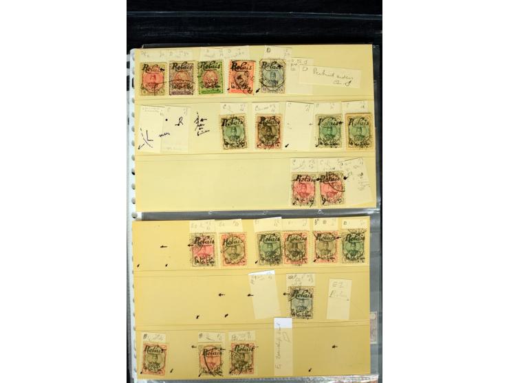 1876/1924 (ca.), riesiger Bestand von einigen tausend ungebrauchte und gebrauchten Marken, dabei viel besseres Material, aber