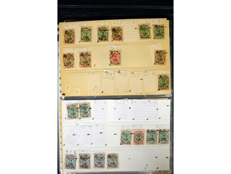 1876/1924 (ca.), riesiger Bestand von einigen tausend ungebrauchte und gebrauchten Marken, dabei viel besseres Material, aber