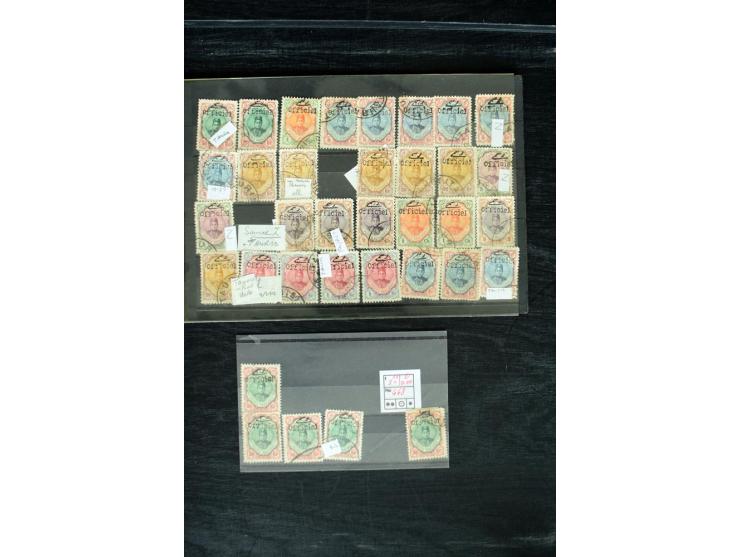 1876/1924 (ca.), riesiger Bestand von einigen tausend ungebrauchte und gebrauchten Marken, dabei viel besseres Material, aber