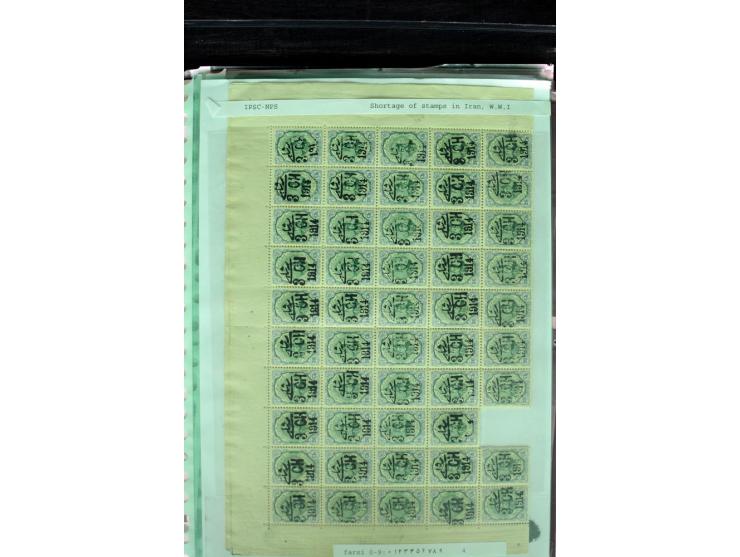 1876/1924 (ca.), riesiger Bestand von einigen tausend ungebrauchte und gebrauchten Marken, dabei viel besseres Material, aber