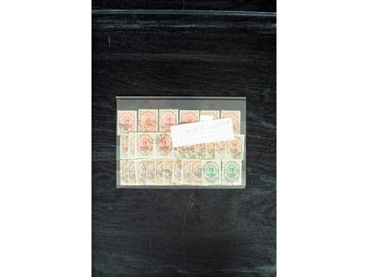 1876/1924 (ca.), riesiger Bestand von einigen tausend ungebrauchte und gebrauchten Marken, dabei viel besseres Material, aber
