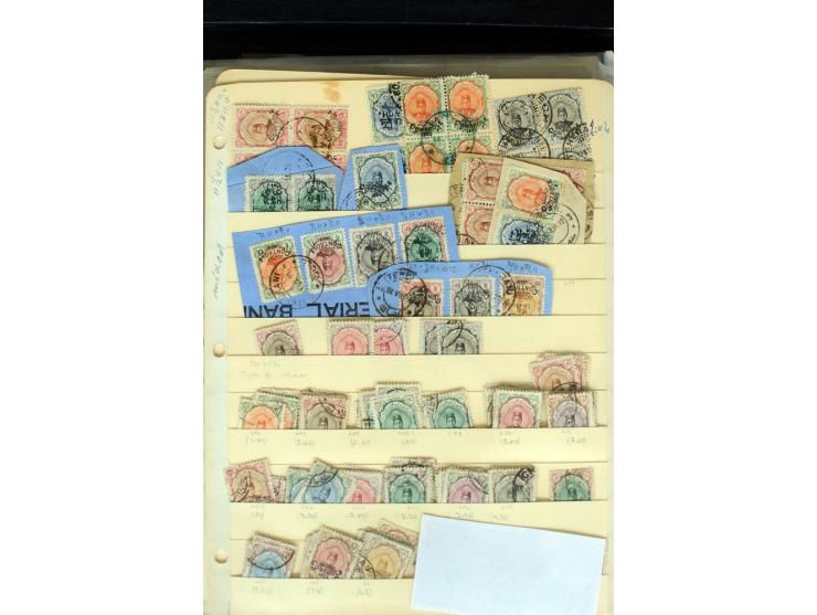 1876/1924 (ca.), riesiger Bestand von einigen tausend ungebrauchte und gebrauchten Marken, dabei viel besseres Material, aber