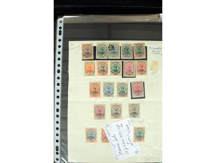 1876/1924 (ca.), riesiger Bestand von einigen tausend ungebrauchte und gebrauchten Marken, dabei viel besseres Material, aber