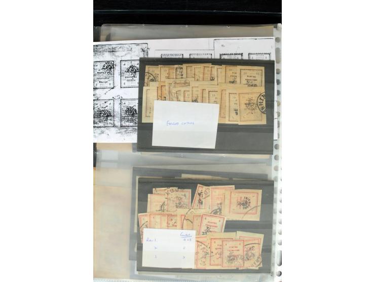 1876/1924 (ca.), riesiger Bestand von einigen tausend ungebrauchte und gebrauchten Marken, dabei viel besseres Material, aber