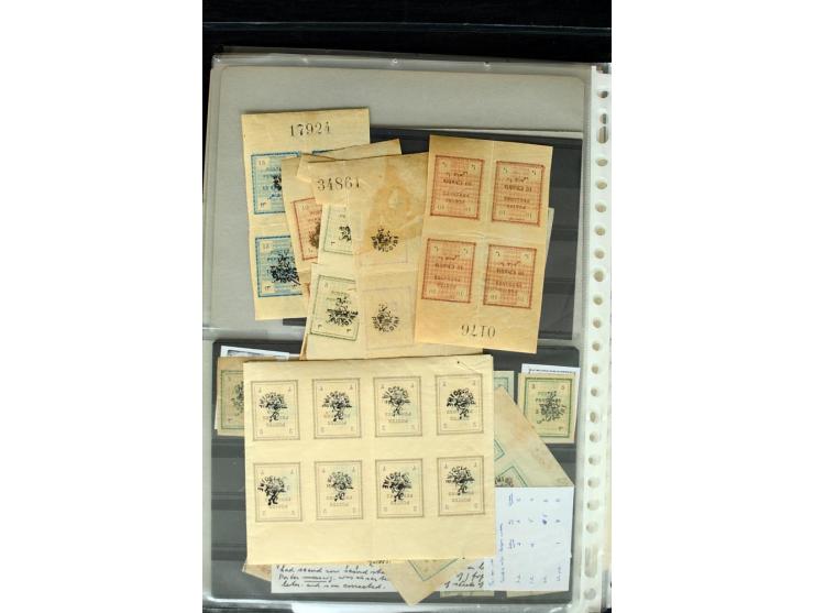 1876/1924 (ca.), riesiger Bestand von einigen tausend ungebrauchte und gebrauchten Marken, dabei viel besseres Material, aber