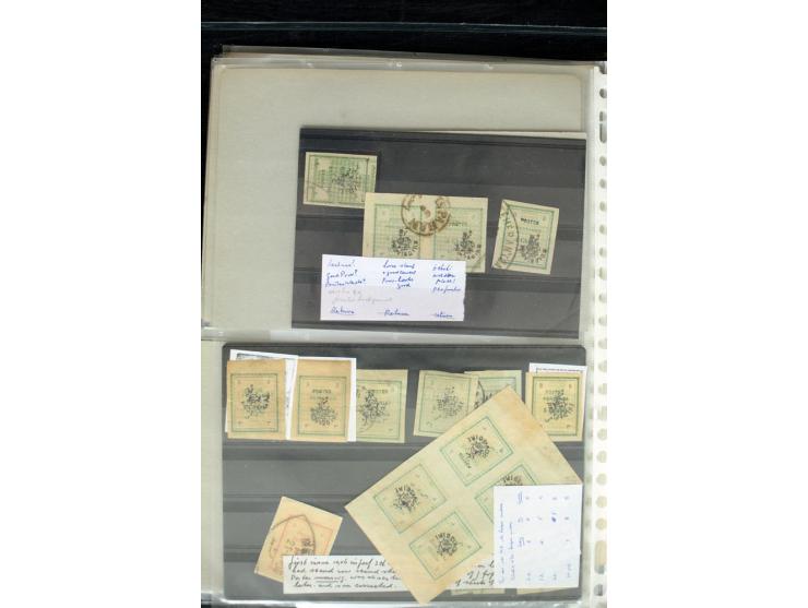1876/1924 (ca.), riesiger Bestand von einigen tausend ungebrauchte und gebrauchten Marken, dabei viel besseres Material, aber