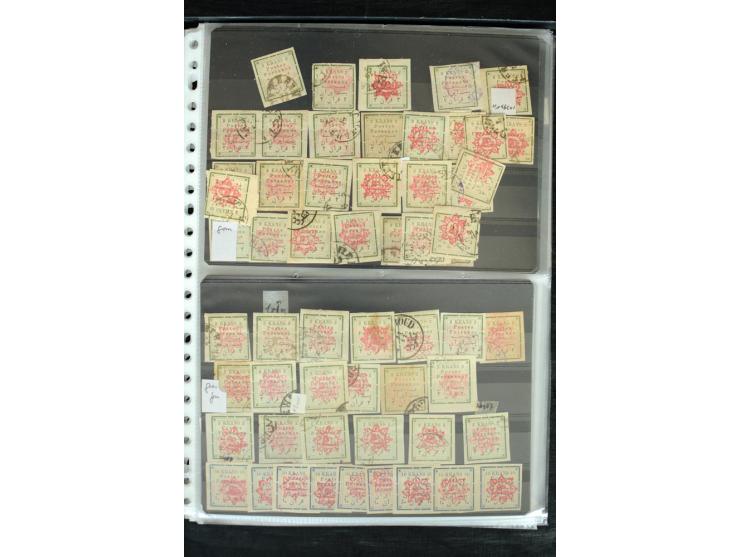 1876/1924 (ca.), riesiger Bestand von einigen tausend ungebrauchte und gebrauchten Marken, dabei viel besseres Material, aber